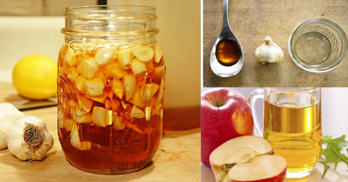 Recette à l’Ail miel et vinaigre de cidre de pomme  c’est un médicament naturel qui soigne de nombreuses maladies