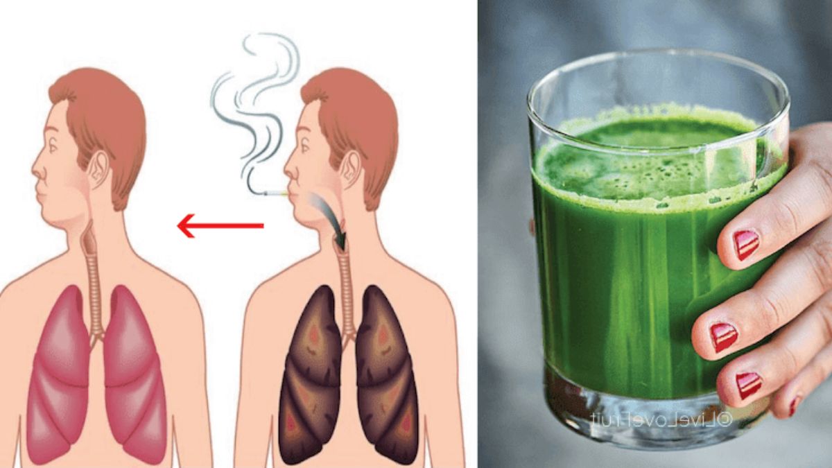 Une boisson naturelle pour nettoyer les poumons des fumeurs