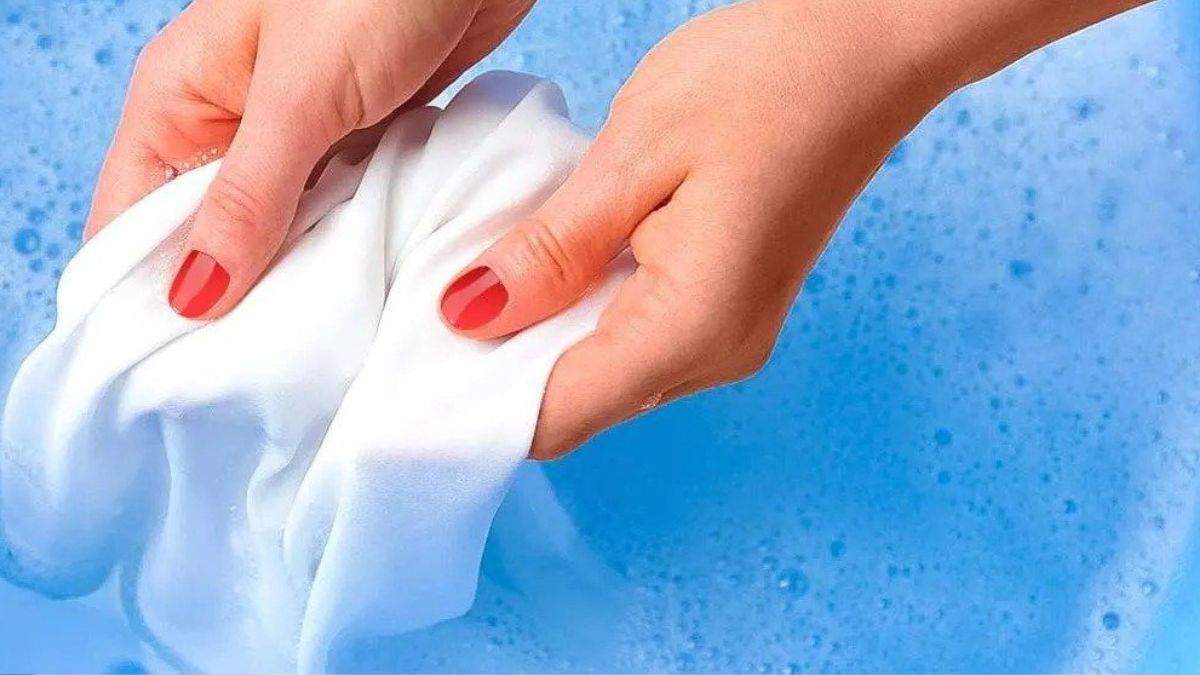Ajoutez-le à l'eau et faites-y tremper vos sous-vêtements. Après 15 minutes, ils sont blancs comme neige